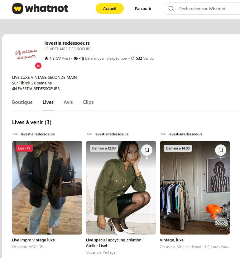 WhatNot, le nouvel eldorado de la mode de luxe féminine